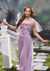 「紫アイリスの詩」ワンピース