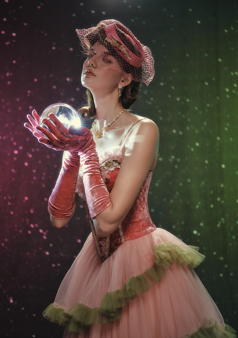 グレープグリンダコルセットドレス（ロング）