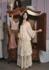 「薄桃色の霞凧」カーディガン