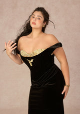 「ゴールデンイーグルの女神」ドレス 大きいサイズ