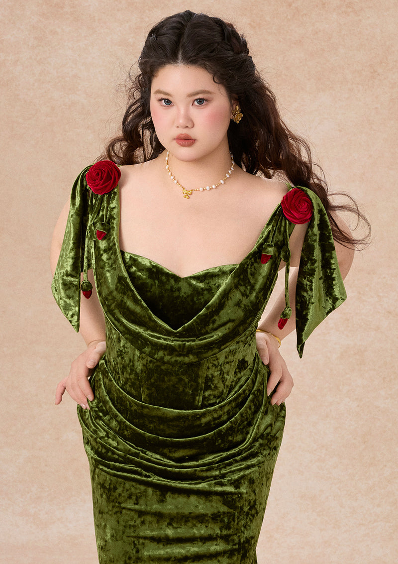 カーブ＆プラス グリーンウッドローズ　メタモルフォシス　ドレス