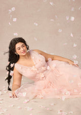 「ルイ14世のローズ」ドレス 大きいサイズ