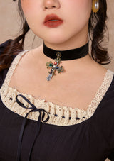 カーブ＆プラス サファイアブルーワルツコルセットドレス