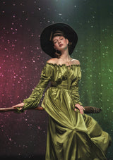 オリーブティントパルテノンドレス