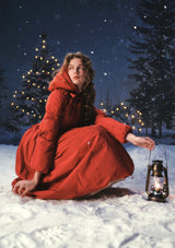 リトルレッドライディングフード ダウンコート