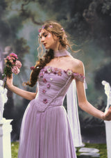 「紫アイリスの詩」ワンピース