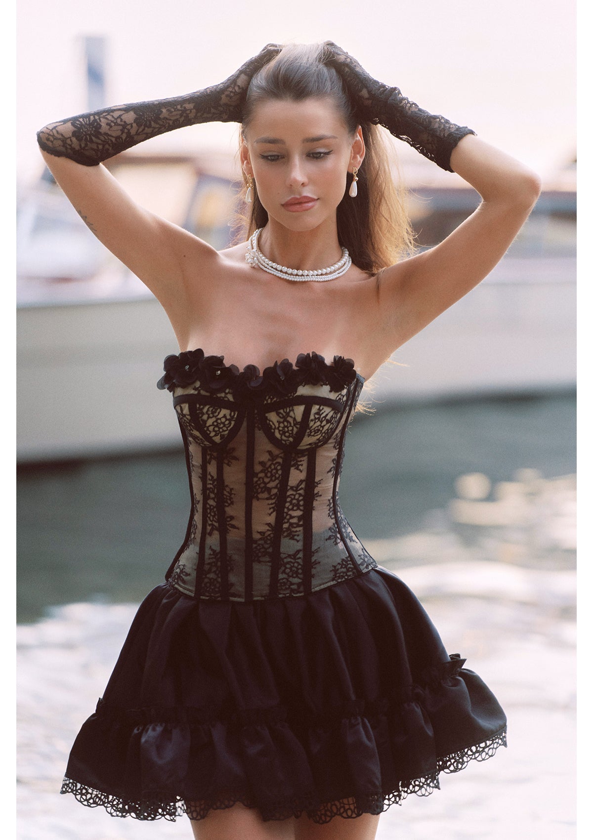 Lacemade レースメイド「サマーラブソング」コルセットドレス 個人デザイナーのお洋服ブランド｜女性用コルセット｜LaceMade