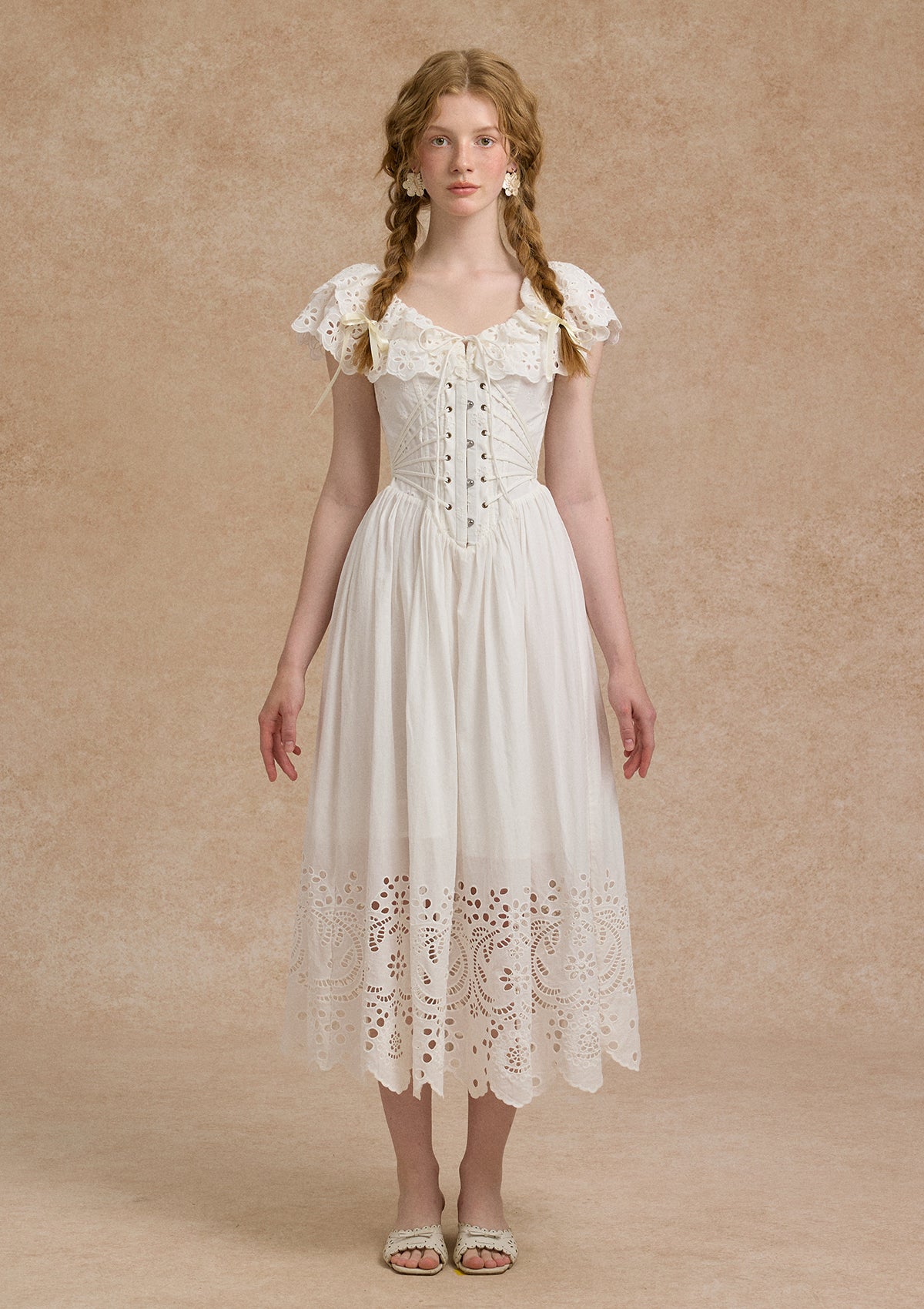 最終 lacemade レースメイド 花畑の茶会 ワンピース XL ALL