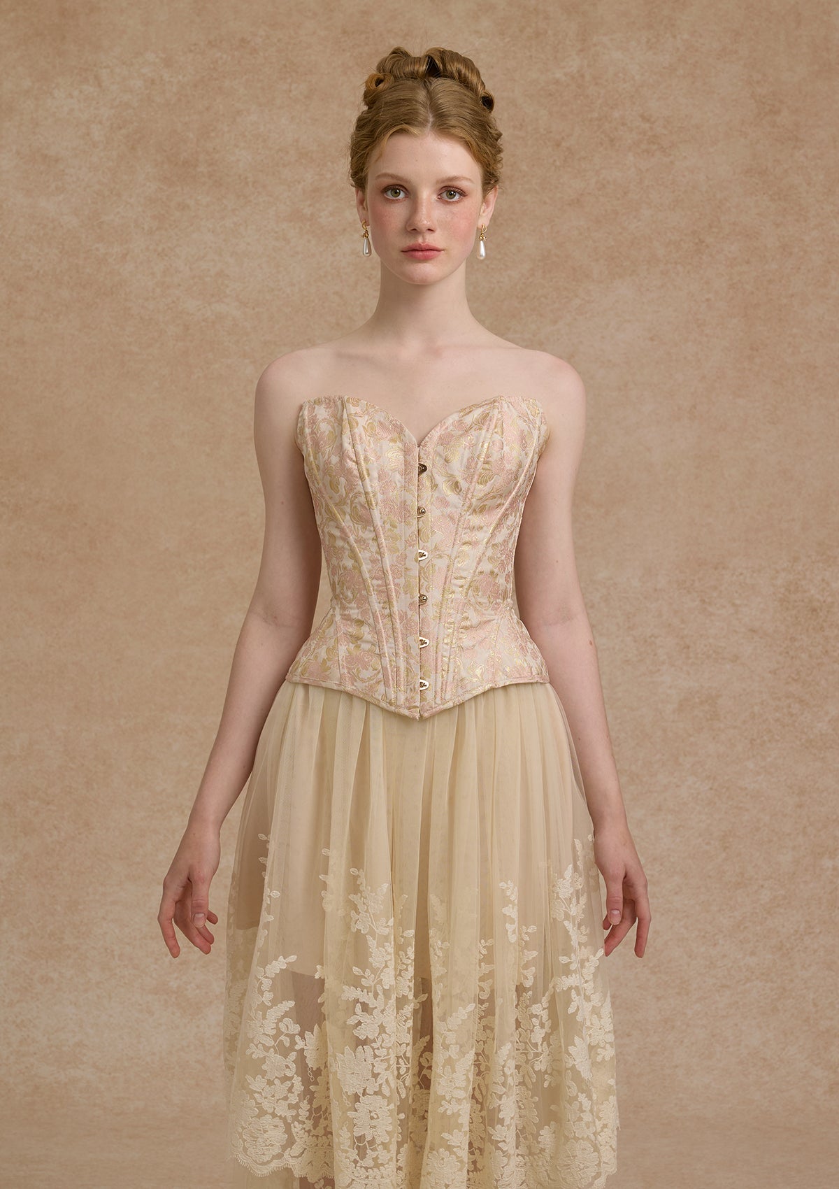 LaceMade 「エステル」コルセット アンダーバスト Individual Designer Clothing Brand | Women's Corset | LaceMade