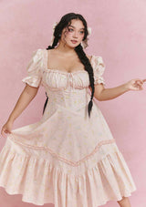 「フローラ」コルセットドレス　大きいサイズ