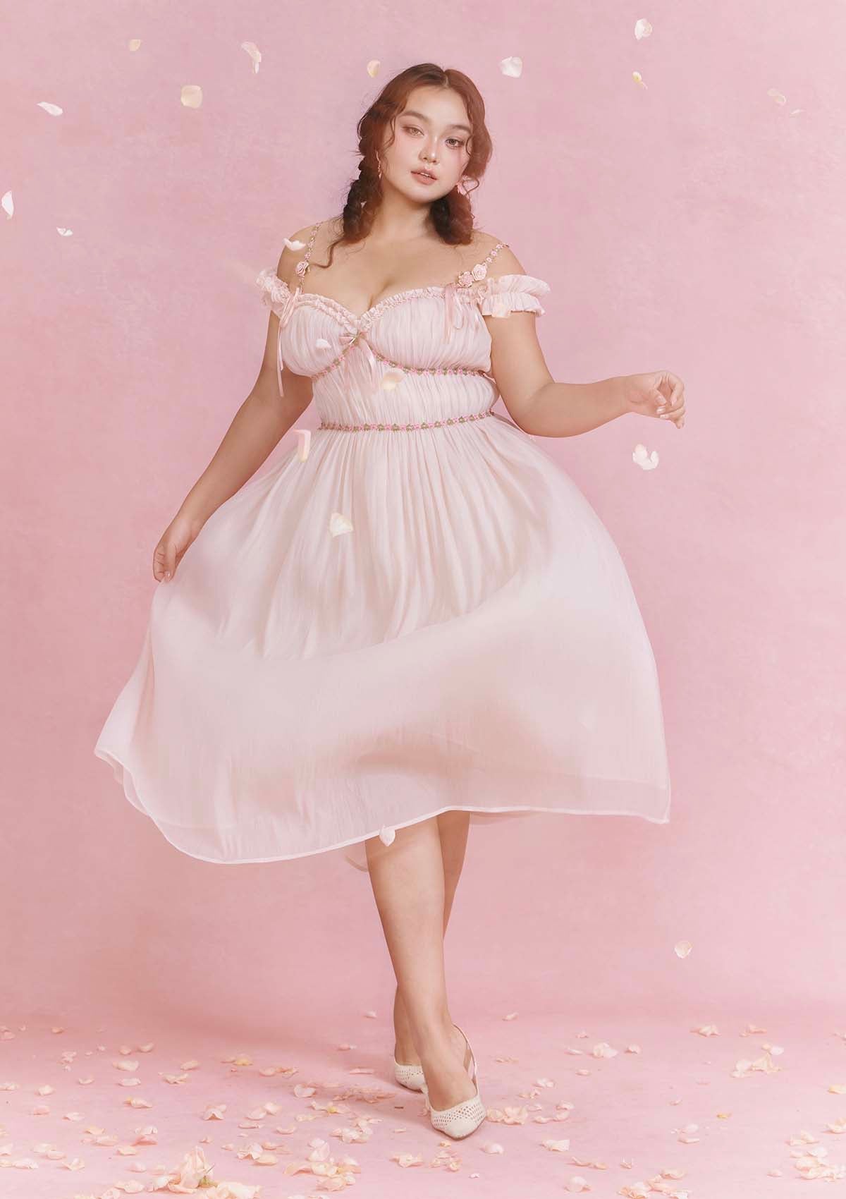 【S】elu.ワンピース　Aurora dress dot S】elu.ワンピース Aurora dress dot