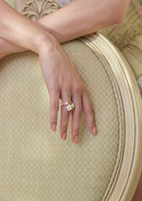 「甘梨の花」指輪