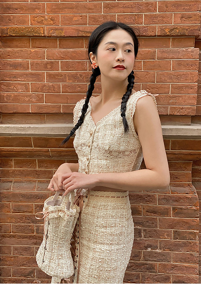 Spring Apricot Vest