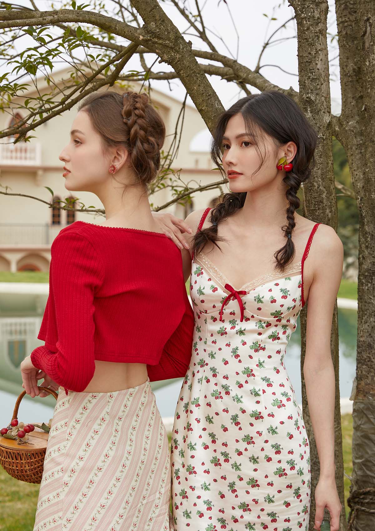 LaceMade「ベリーのミニケーキ」ニットドレス LaceMade「ベリーのミニケーキ」ニットドレス Dresses