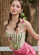 "Flowervine Phantom" corset dress